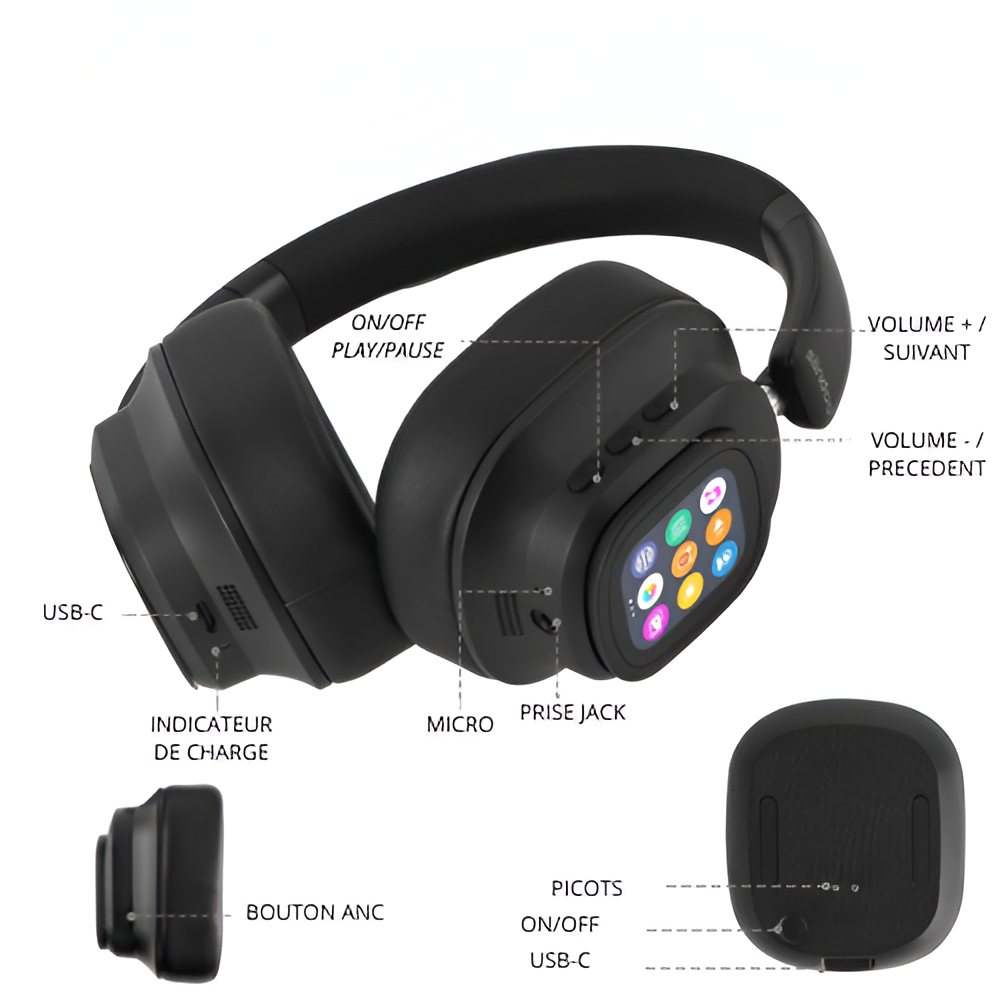 Touchhear™ - Casque Audio écran tactile